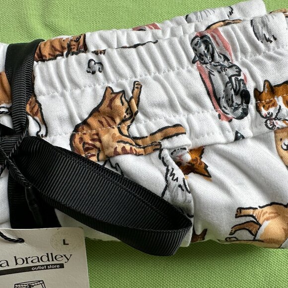 VERA BRADLEY "A CAT'S LIFE" PAJAMA PANTS:NWT LARGE - Picture 9 of 9